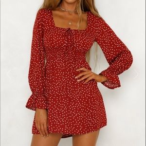 Take You Out Dress Red